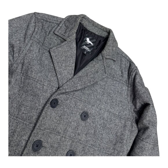 MODERN AMUSEMENT Wool Blend Luxury Winter Puffer Parka Jacket Mens Medium - Picture 3 of 5